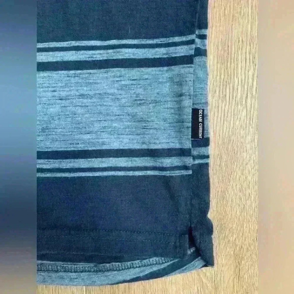 Ocean Current Boys Hooded Striped Long Sleeve Pullover Shirt - Size Small - Picture 4 of 5